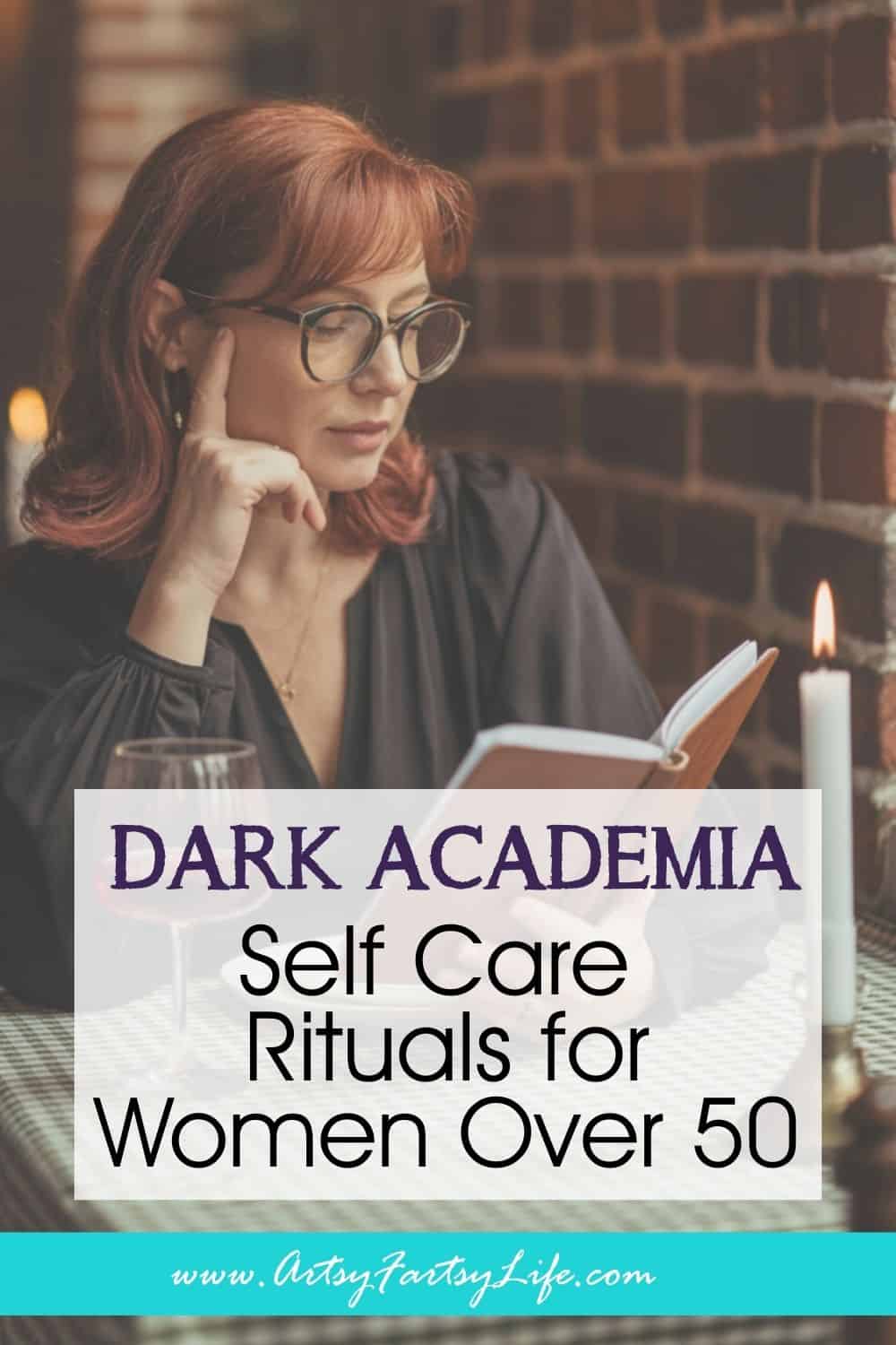 Dark Academia Self Care: Journaling, Tea, and the Art of Solitude After 50