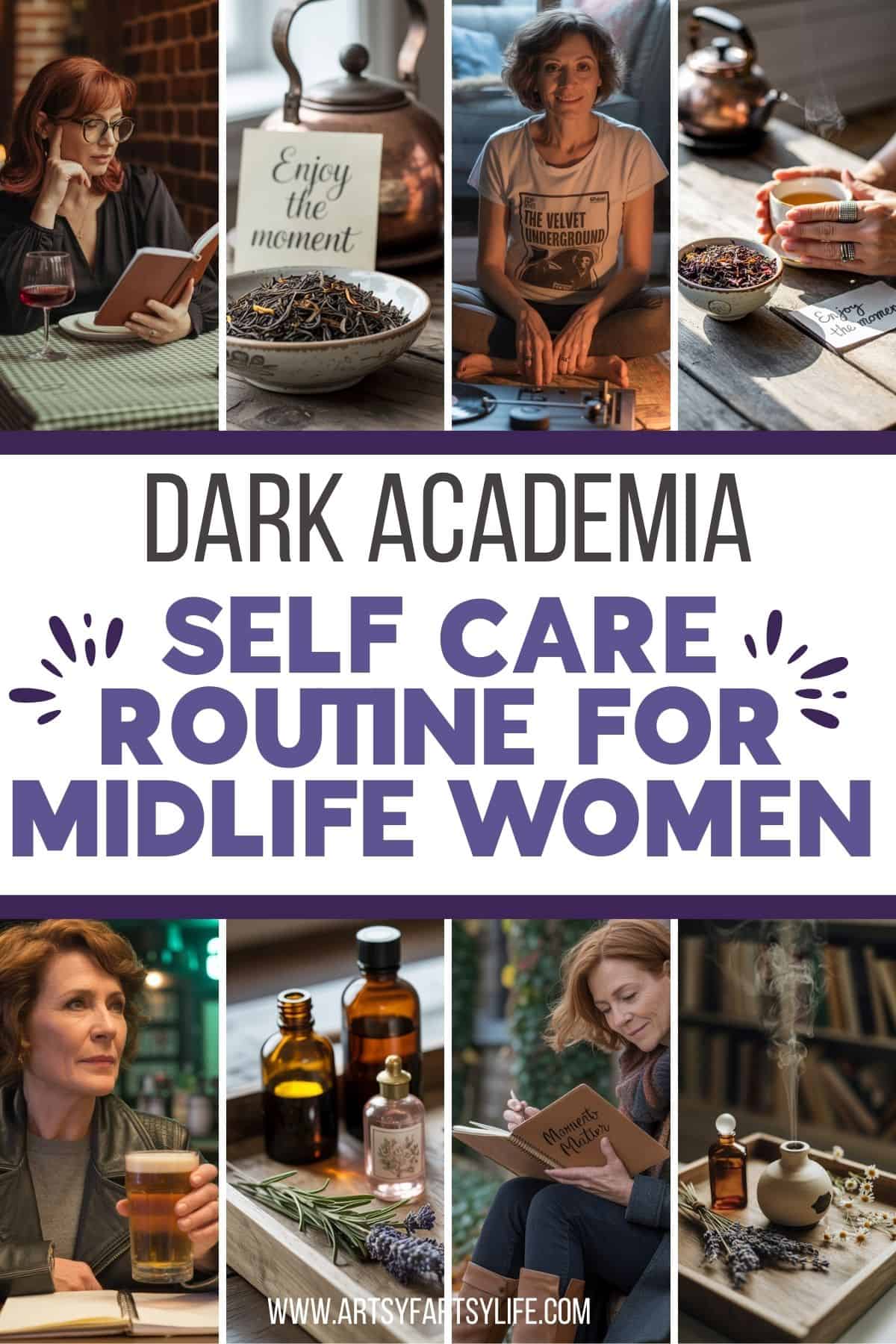 Dark Academia Self Care: Journaling, Tea, and the Art of Solitude After 50