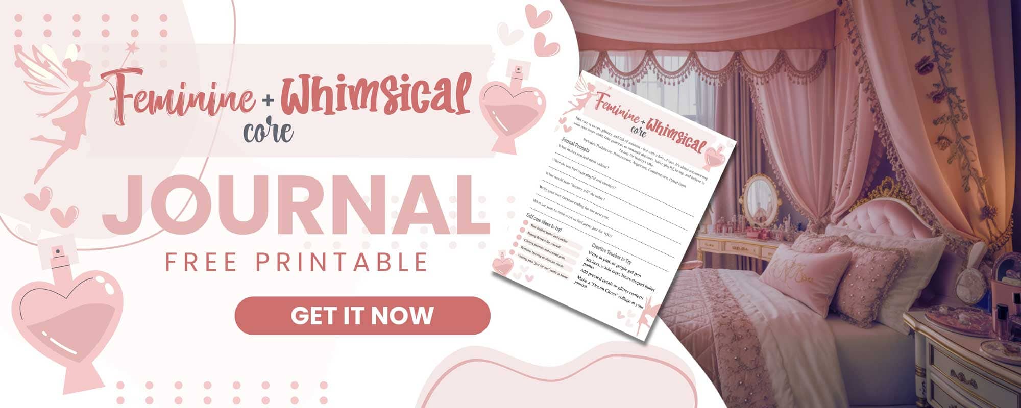 Feminine Whimsical Aesthetic Worksheet - Artsy Fartsy Life