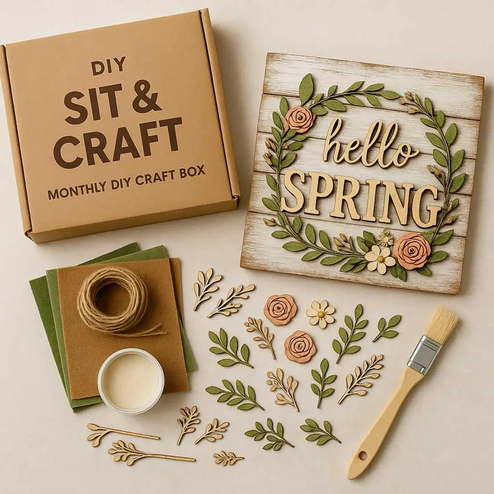 Monthly Sit Back & Craft DIY Subscription Box