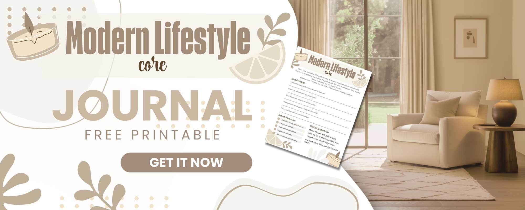 Modern Lifestyle Aesthetic Worksheet - Artsy Fartsy Life