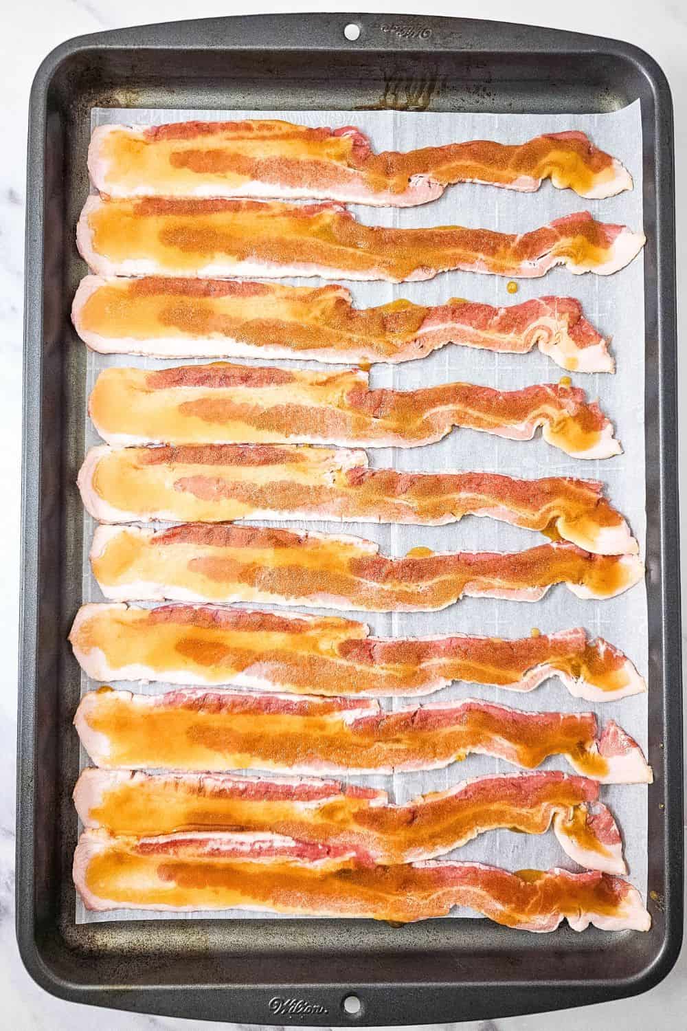Sweet & Salty Candied Bacon Twists (Low Carb Option!)