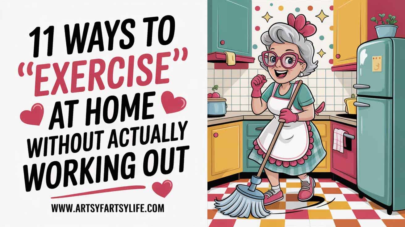 11 Ways to “Exercise” at Home Without Actually Working Out (Sloth Girl ...