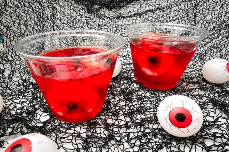 Bloodshot Bites – Creepy Eyeball Jello Cup