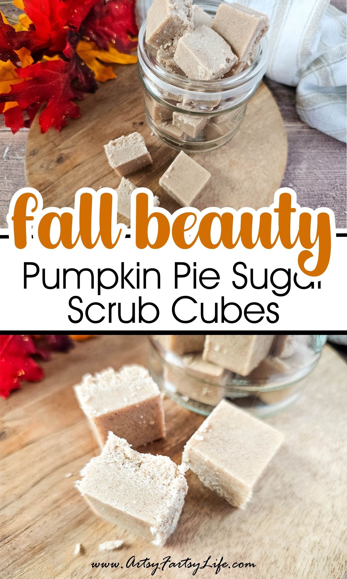 Pumpkin Pie Sugar Scrub Cubes – A Cozy DIY for Your Fall-Lovin' Soul