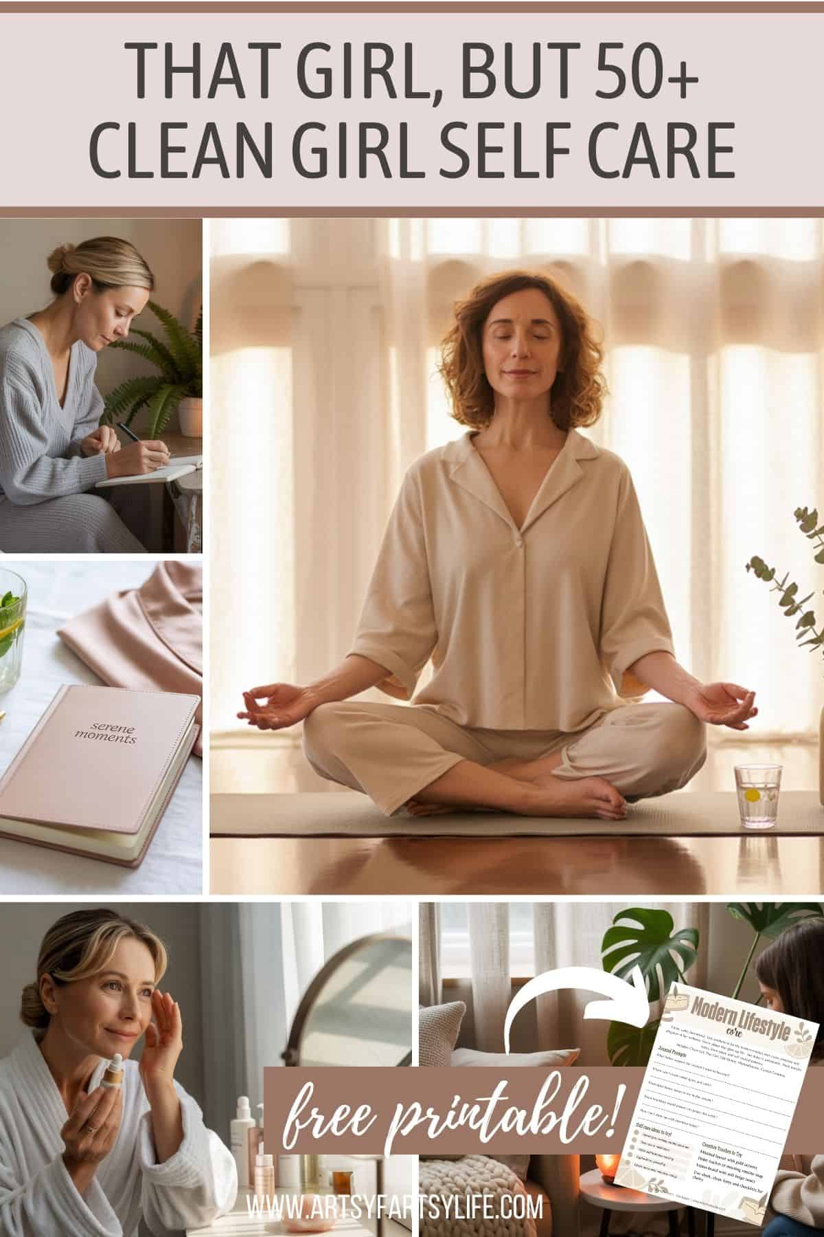 That Girl, But 50+: Clean Girl Self Care for Midlife Women