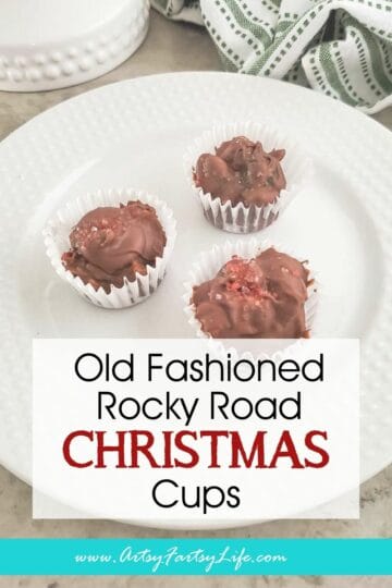 Old-Fashioned Rocky Road Christmas Cups (Just Like Grandma Made!)