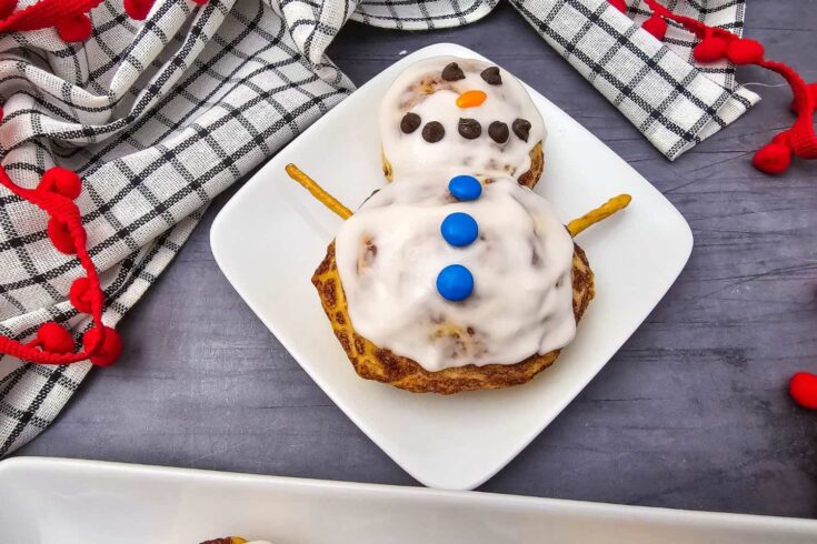 Snowman Cinnamon Rolls – The Cutest Christmas Breakfast Ever!