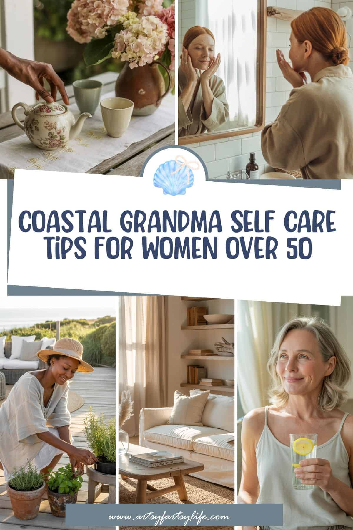Coastal Grandma Self Care: Linen Pants, Walks by the Water & Lemon Water Goals