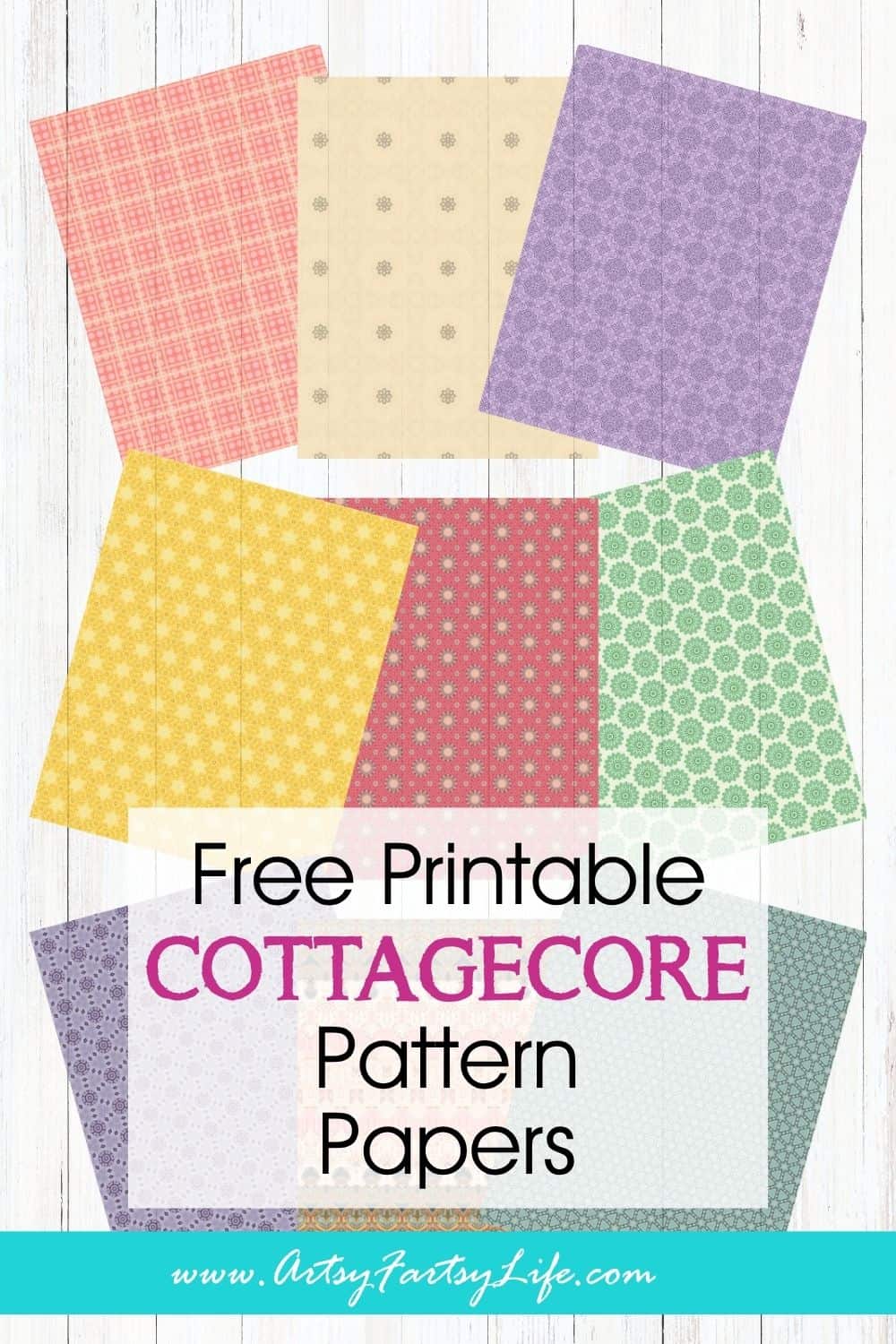 Vintage Cottagecore Paper Pack: Printable Backgrounds for Junk Journals & Scrapbooking