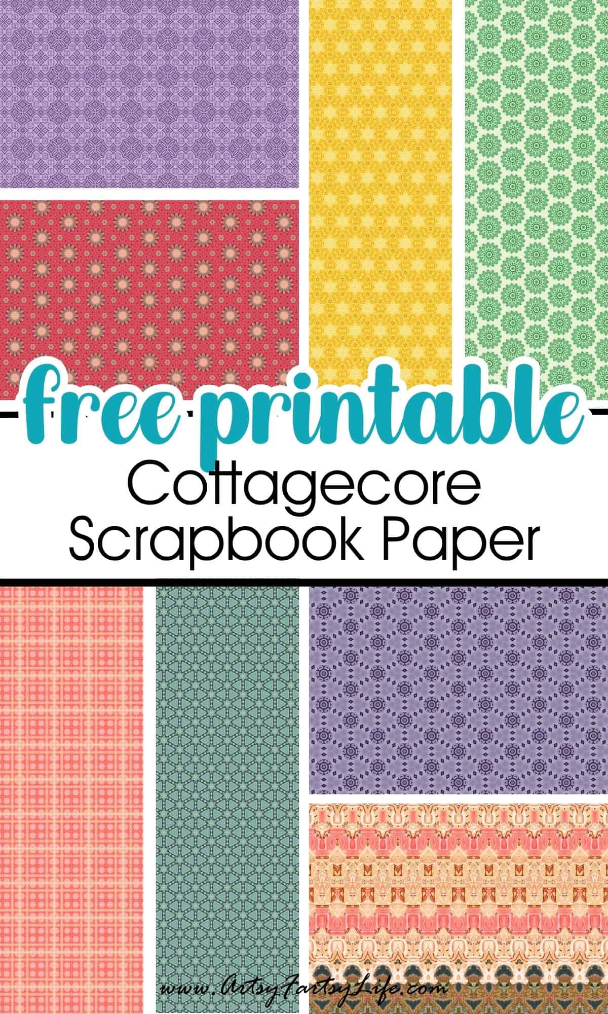 Vintage Cottagecore Paper Pack: Printable Backgrounds for Junk Journals & Scrapbooking
