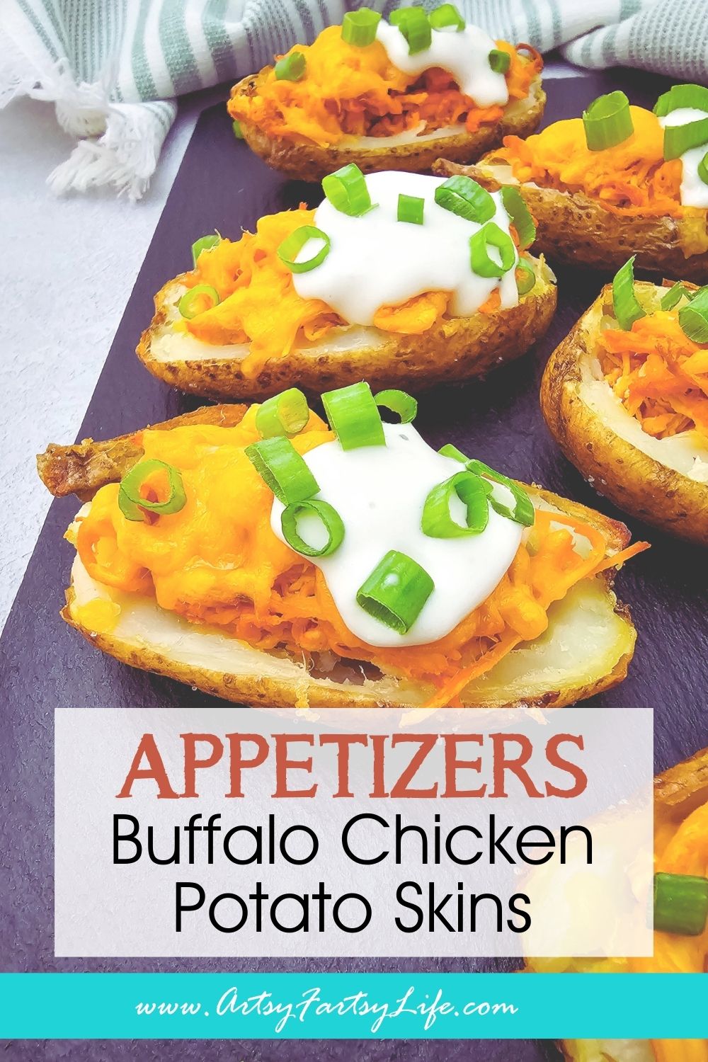 Buffalo Chicken Potato Skins - The Ultimate Spicy Appetizer Mashup!