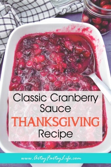 Old Fashioned Cranberry Sauce (Just Like Mom Made!)