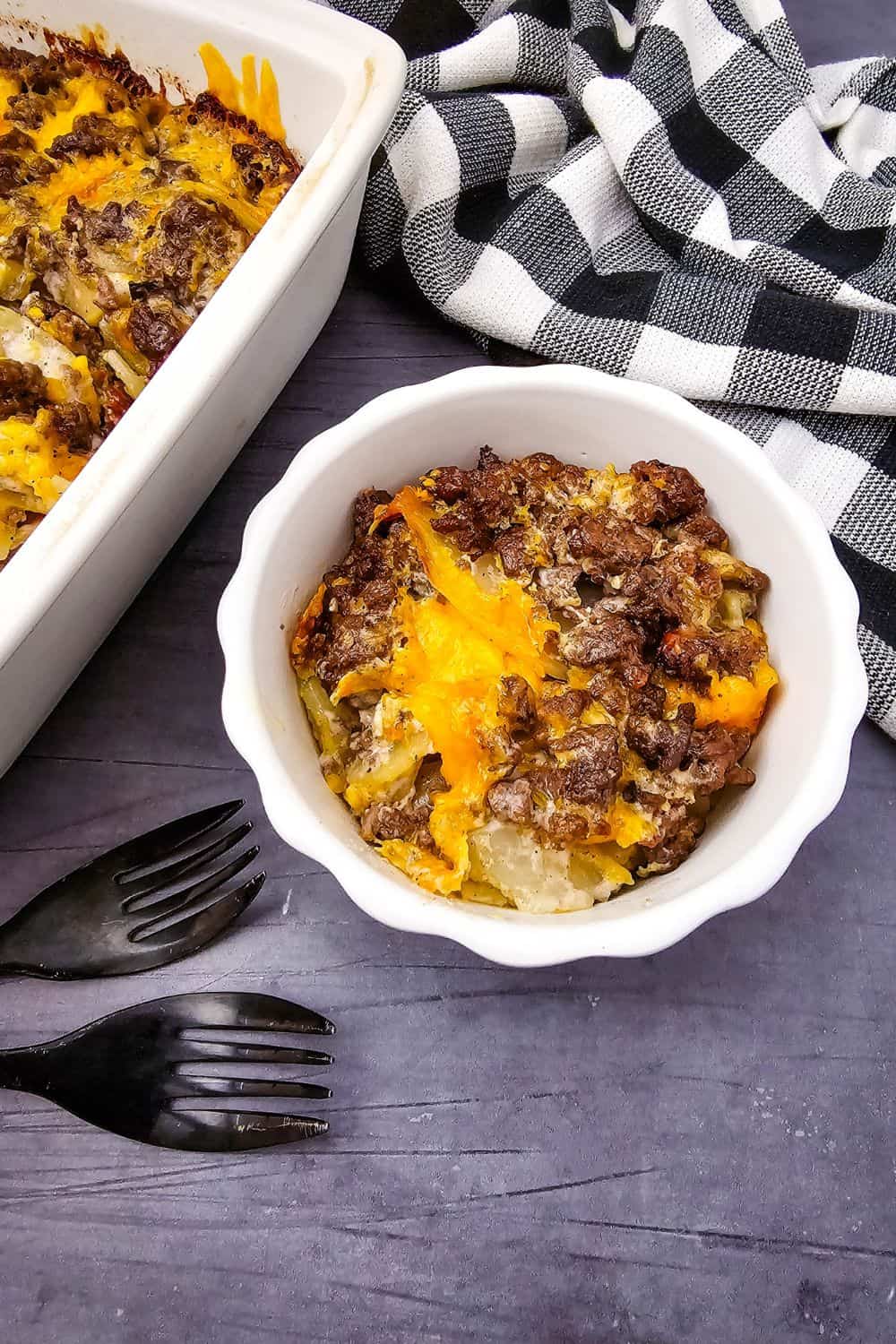 Old Fashioned Hamburger Potato Casserole - A Comfort Food Classic!