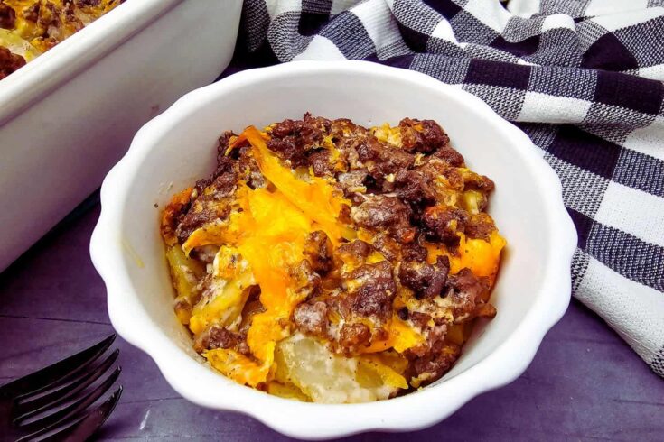 Old Fashioned Hamburger Potato Casserole - A Comfort Food Classic!