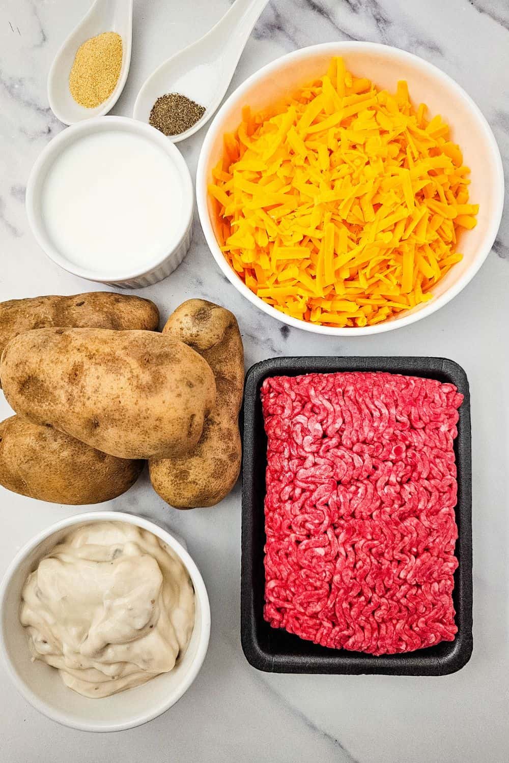 Old Fashioned Hamburger Potato Casserole - A Comfort Food Classic! Old Fashioned Hamburger Potato Casserole - A Comfort Food Classic!