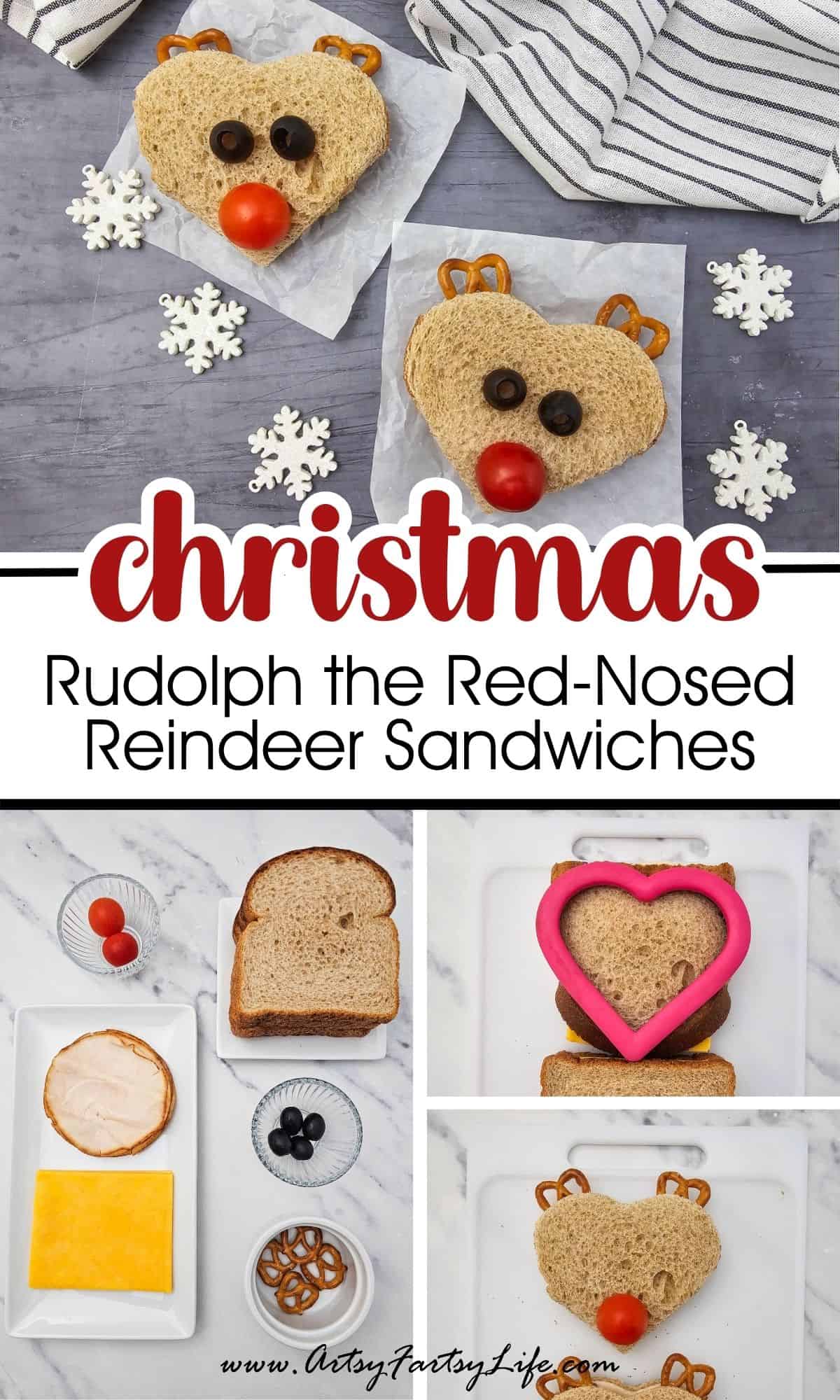 Rudolph the Red-Nosed Reindeer Sandwiches: A Festive Lunch Idea for Little Elves