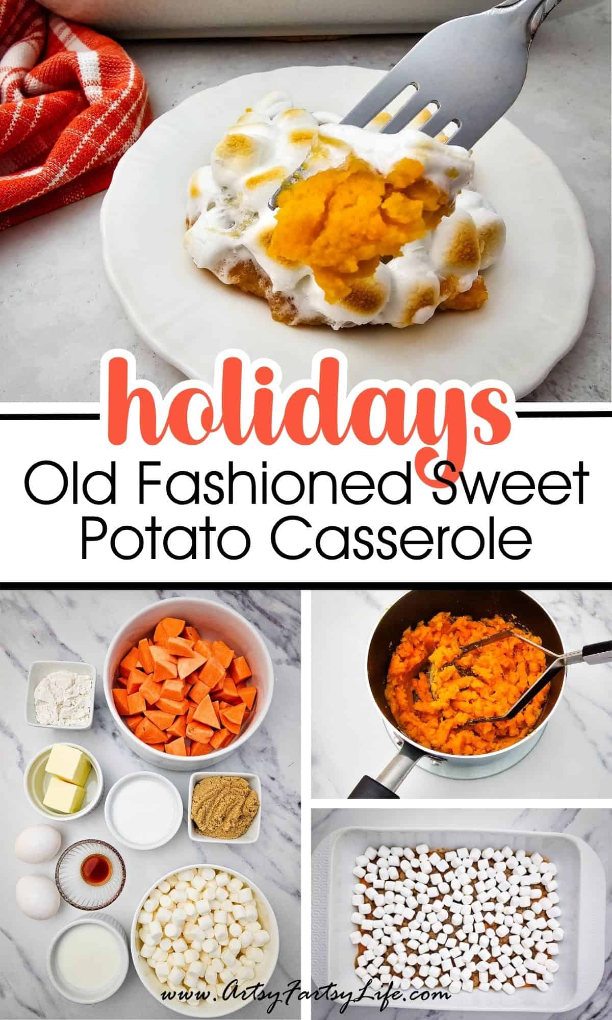 Old Fashioned Sweet Potato Casserole (Just Like Grandma Made!)