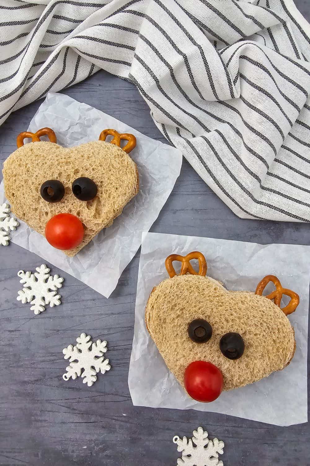 Rudolph the Red-Nosed Reindeer Sandwiches: A Festive Lunch Idea for Little Elves