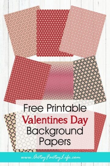 9 Sweet Vintage-Inspired Valentine’s Day Scrapbook Papers (Free Printables!)
