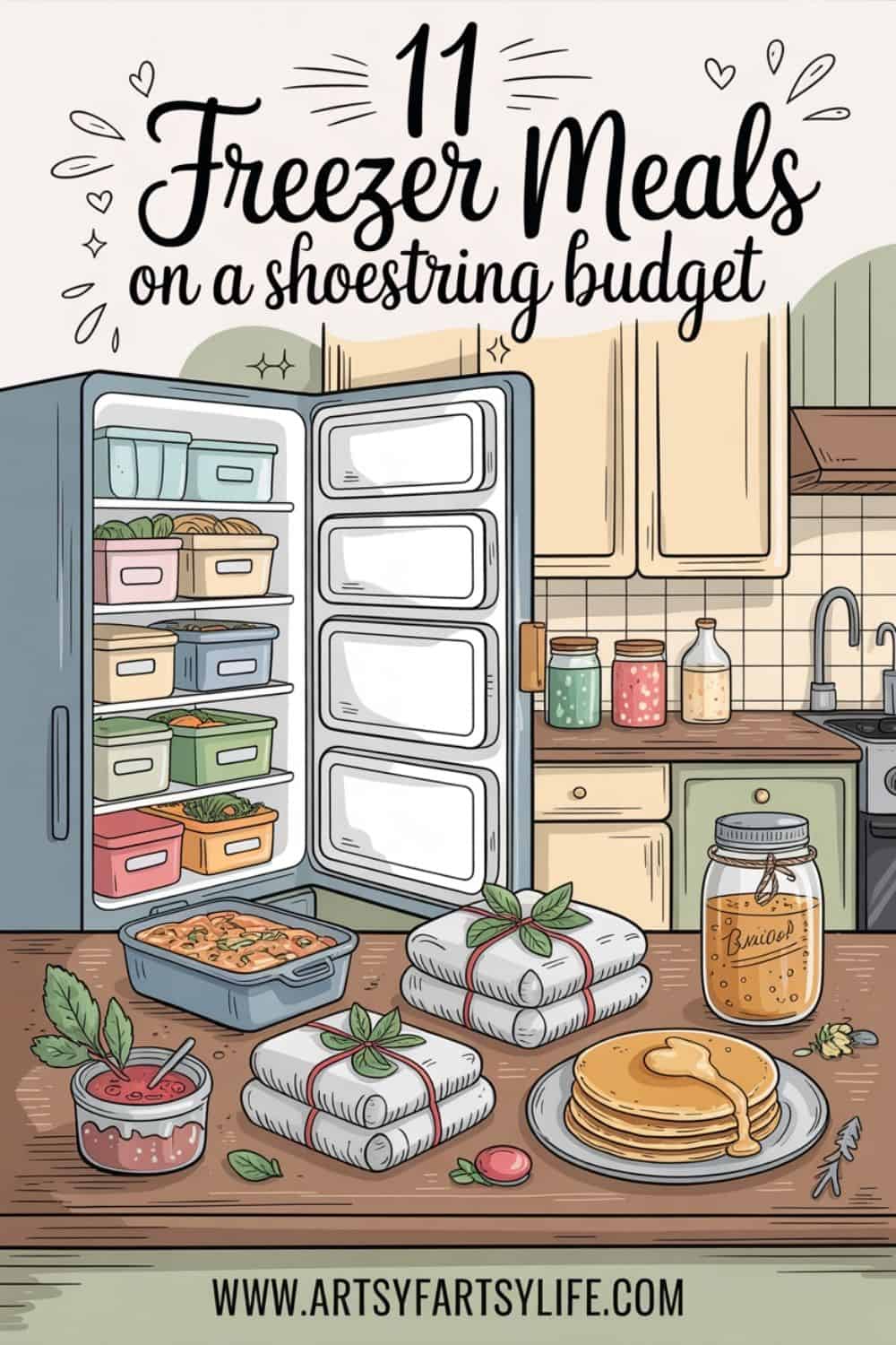 11 Freezer Meals on a Shoestring Budget