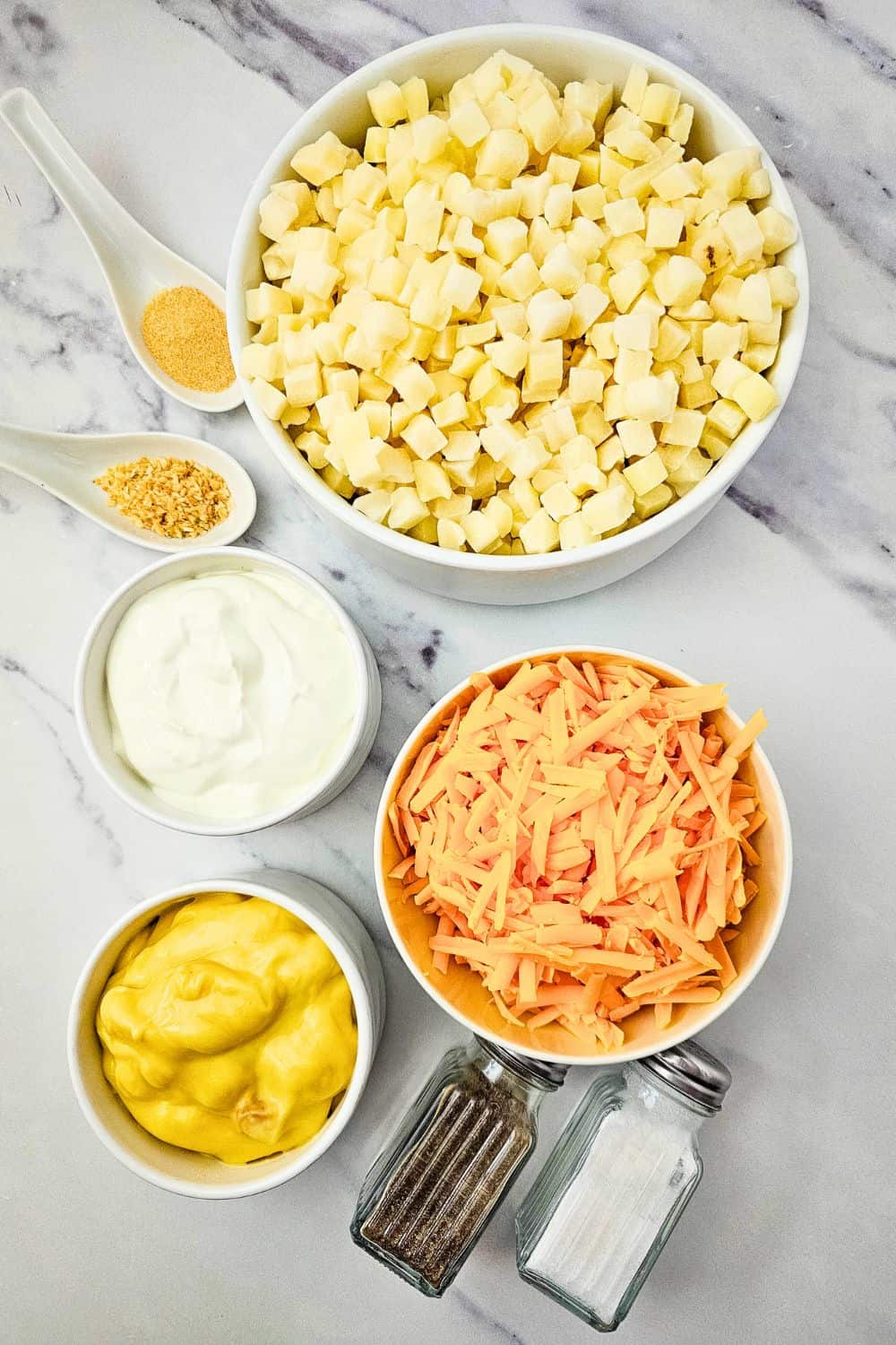 Cheesy Crockpot Potatoes - The Easiest Side Dish Ever