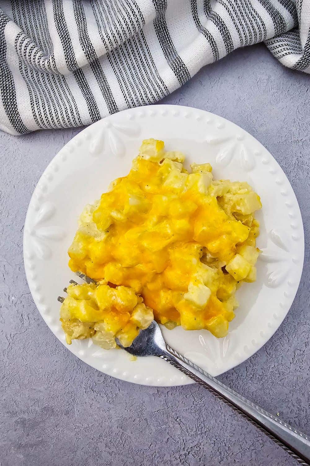 Cheesy Crockpot Potatoes - The Easiest Side Dish Ever