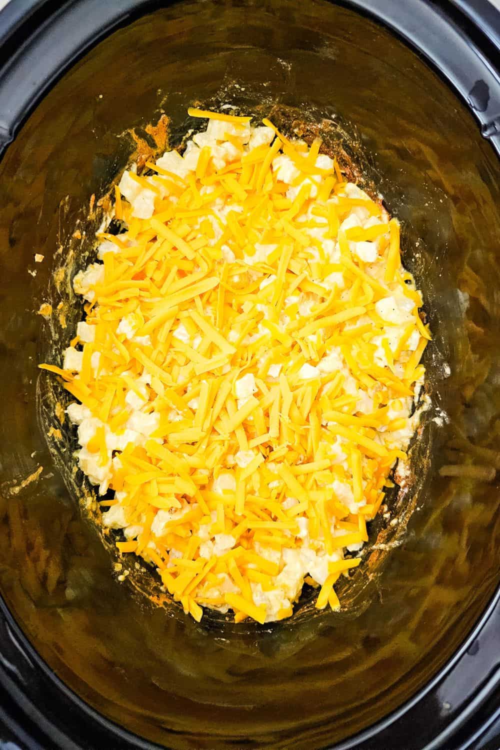 Cheesy Crockpot Potatoes - The Easiest Side Dish Ever