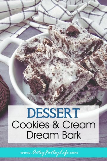 Cookies & Cream Dream Bark - The Easiest Oreo Dessert Ever!