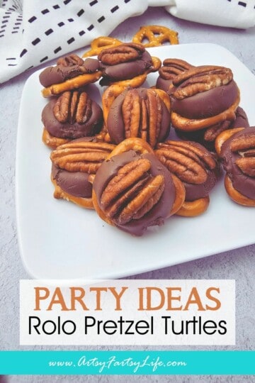 Rolo Pretzel Turtles - A Sweet, Salty, Gooey Party Classic!