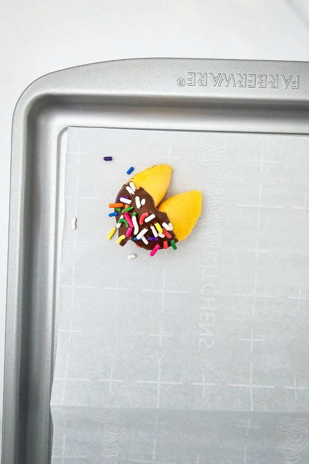 Fortune Cookie Glow-Up: Rainbow Sprinkle Edition