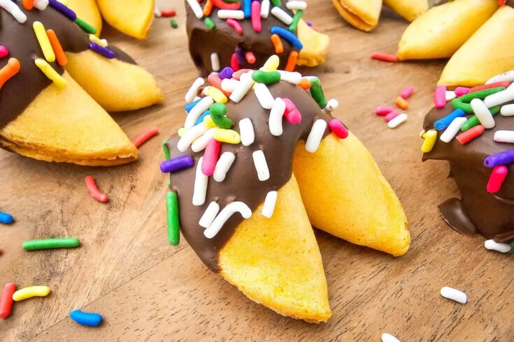 Fortune Cookie Glow-Up: Rainbow Sprinkle Edition