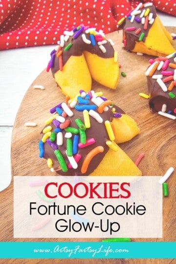 Fortune Cookie Glow-Up: Rainbow Sprinkle Edition