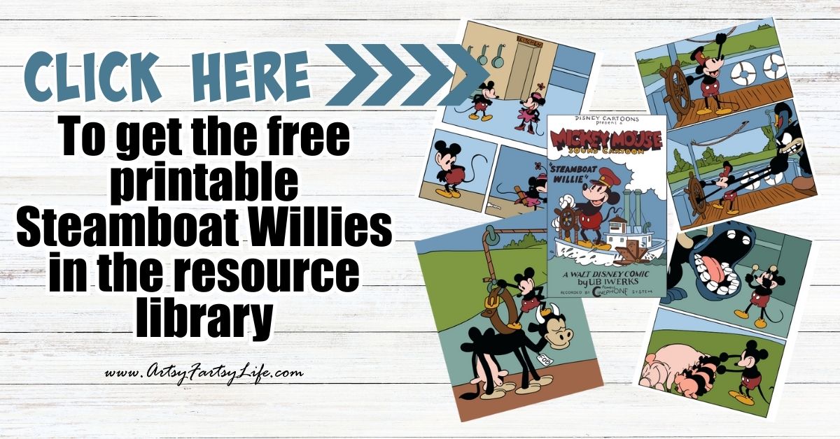 Classic Toon Treasures - Free Printable Steamboat Willie-Inspired Ephemera