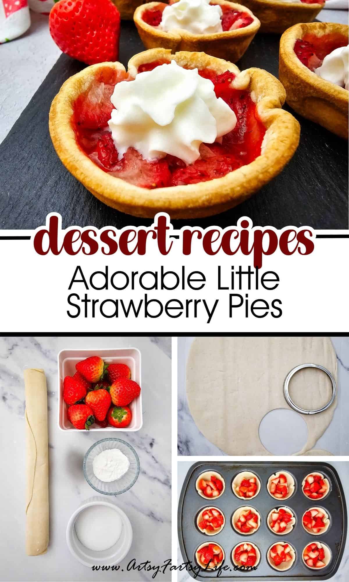 Adorable Little Strawberry Pies That Are Big on Flavor