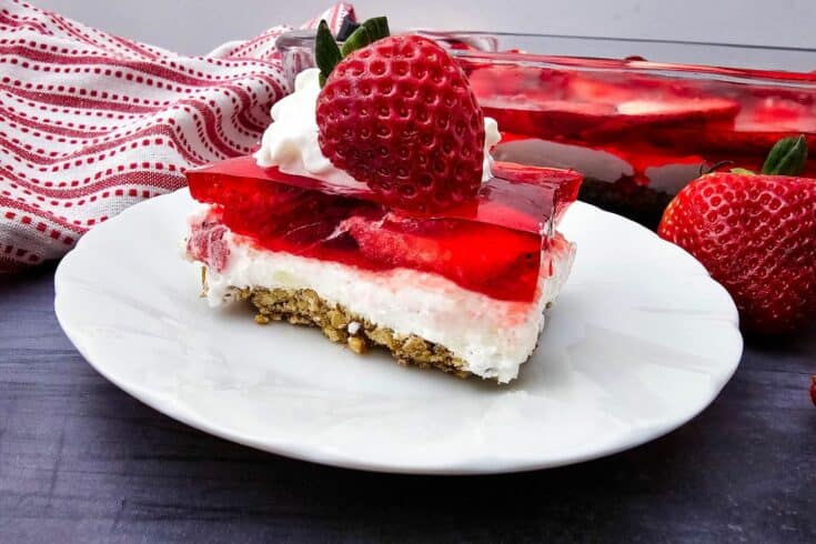 Old Fashioned Strawberry Pretzel Salad (Just Like Grandma Made!)