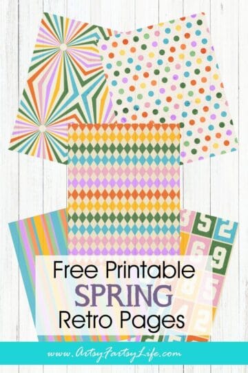 Groovy Spring Printables to Refresh Your Journal (Free Download!)