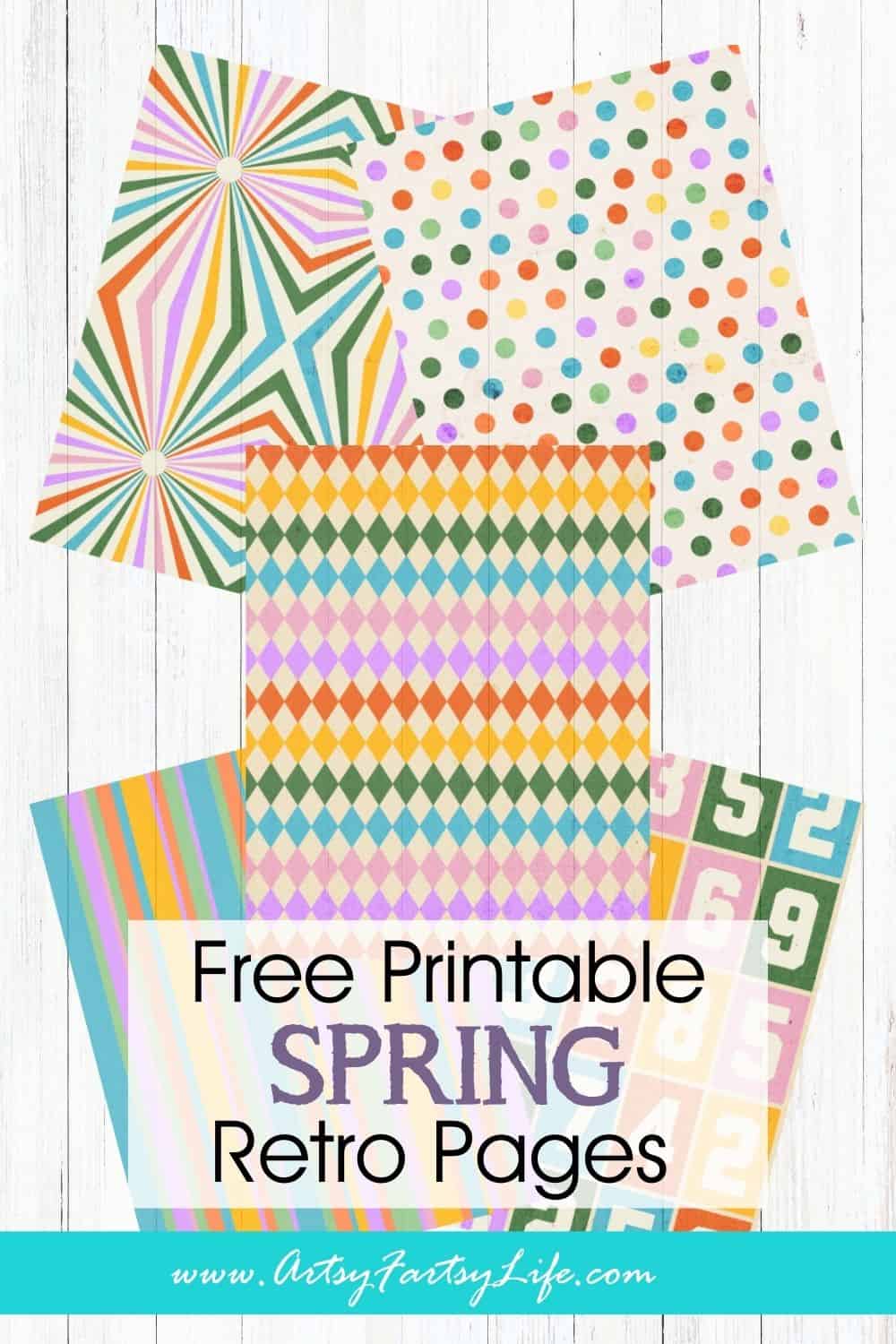 Groovy Spring Printables to Refresh Your Journal (Free Download!)