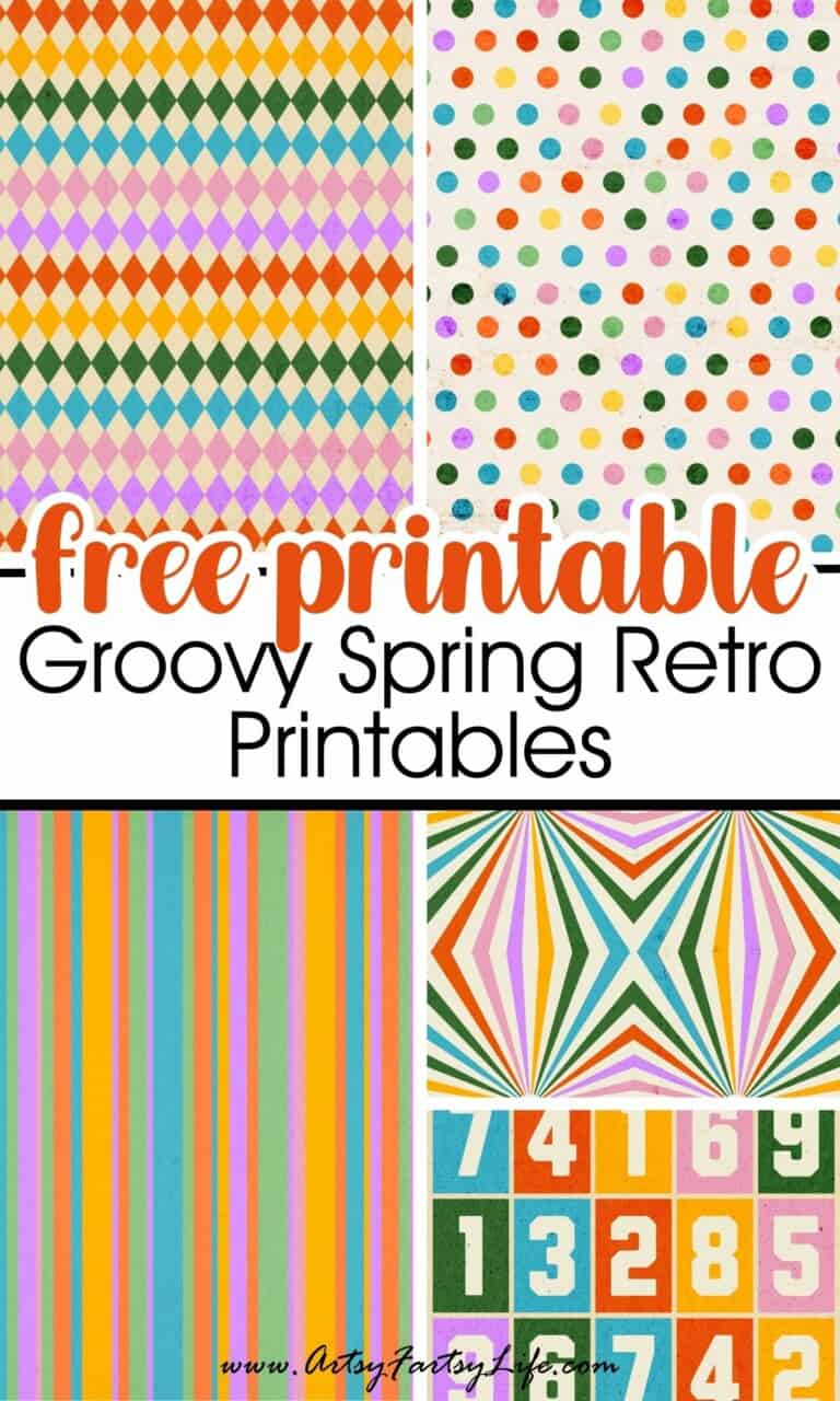 Notebook Papper Printable Spring Groovy Spring Printables to Refresh Your Journal (Free Download ...