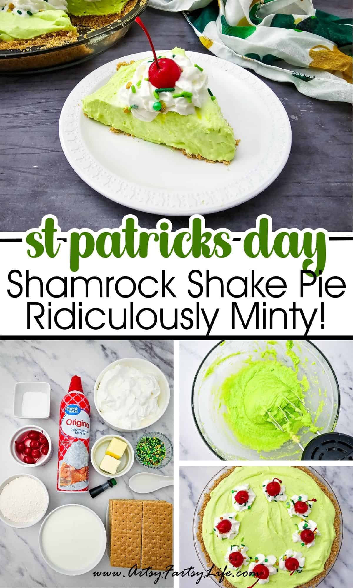 Shamrock Shake Pie (Ridiculously Minty, Completely Delicious, Totally Un-Irish)