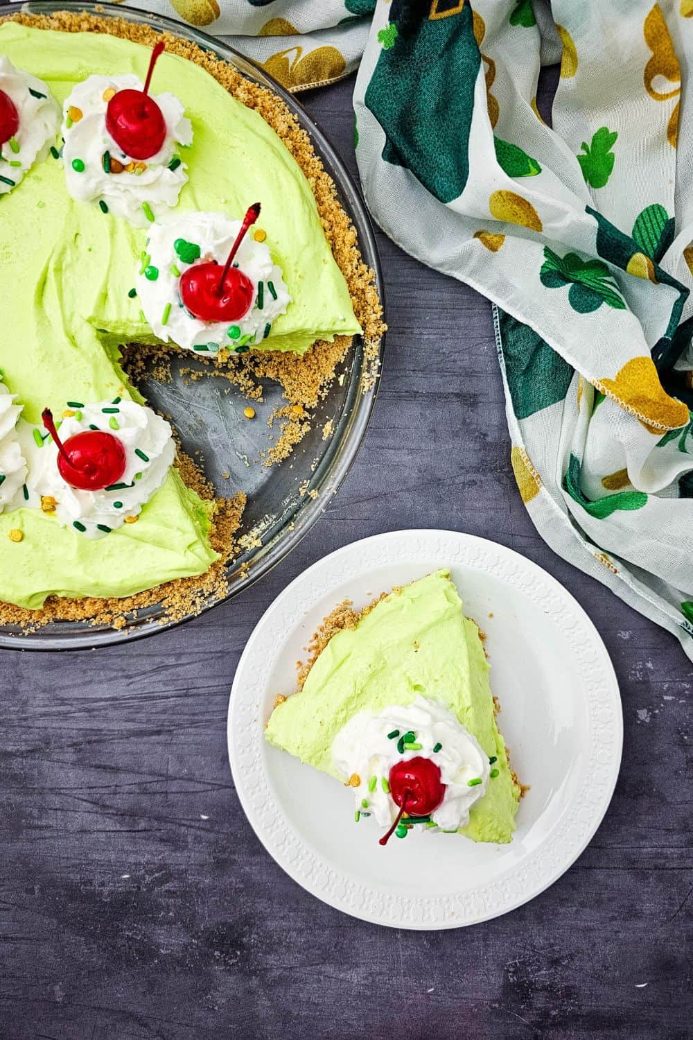 Shamrock Shake Pie (Ridiculously Minty, Completely Delicious, Totally Un-Irish)
