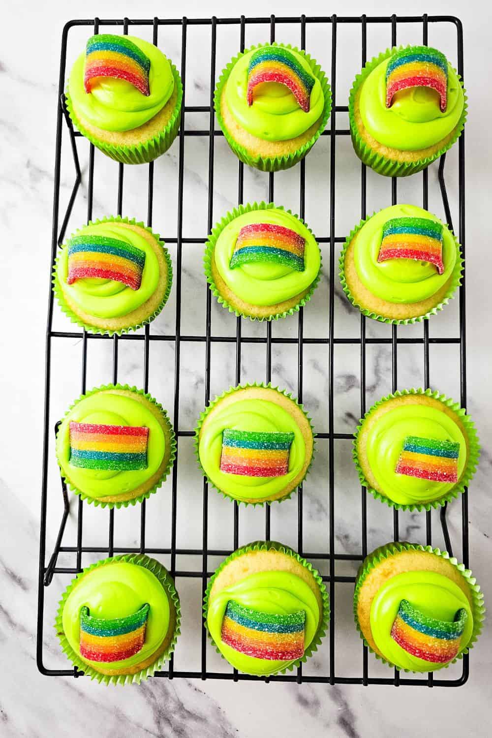 Over the Rainbow St. Patrick’s Day Cupcakes - A Lucky Day Treat!