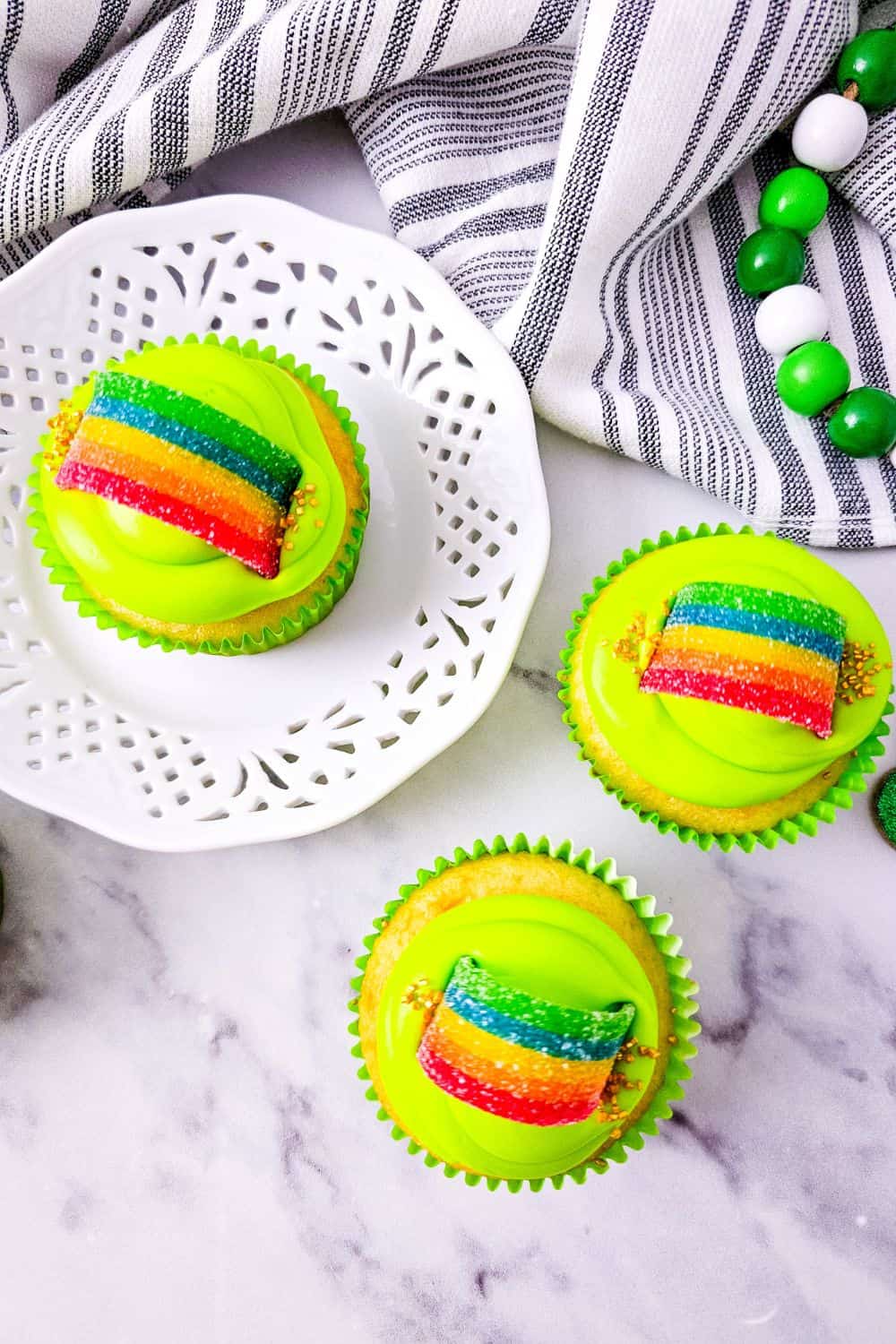 Over the Rainbow St. Patrick’s Day Cupcakes - A Lucky Day Treat!