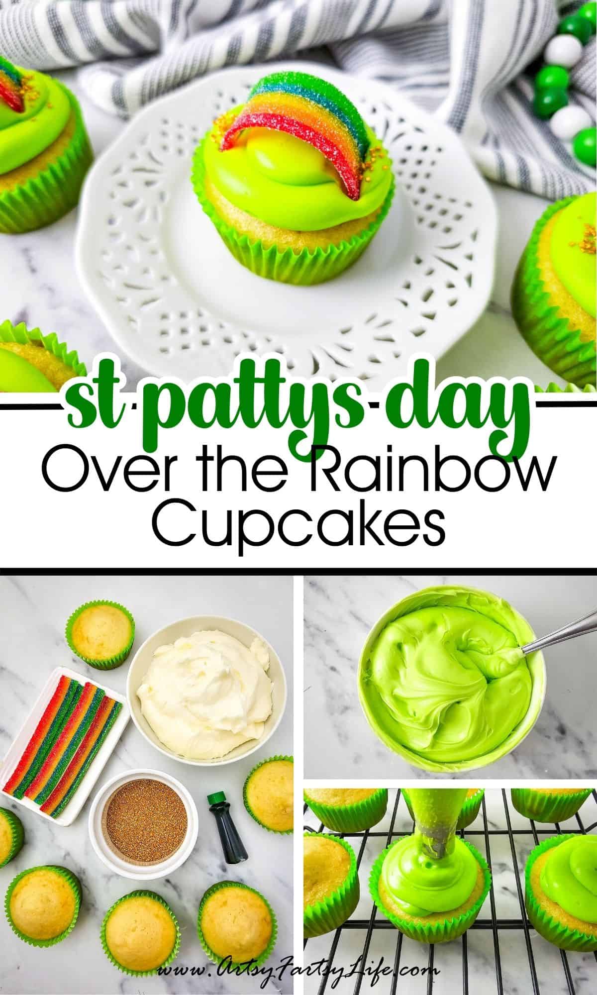 Over the Rainbow St. Patrick’s Day Cupcakes - A Lucky Day Treat!