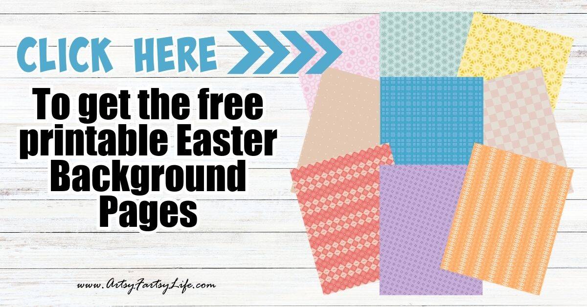 Retro Pastel Easter Scrapbook Papers - Free Printable Download