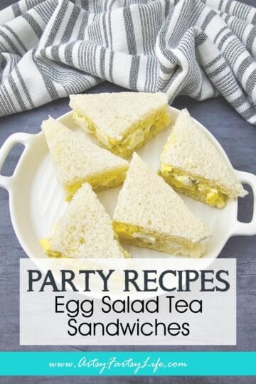 Egg Salad Tea Sandwiches (Classic, Creamy & Made for Tea Parties!)