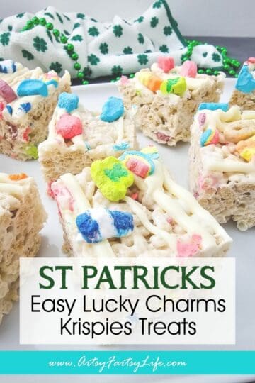 Easy Lucky Charms Krispies Treats for St. Patrick’s Day