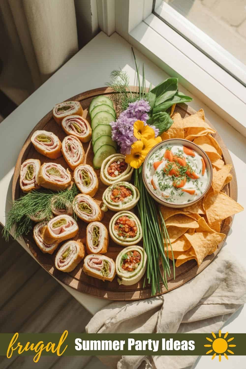 2. Build a Grazing Spread With Budget-Friendly Appetizers - Frugal Summer Party Ideas
