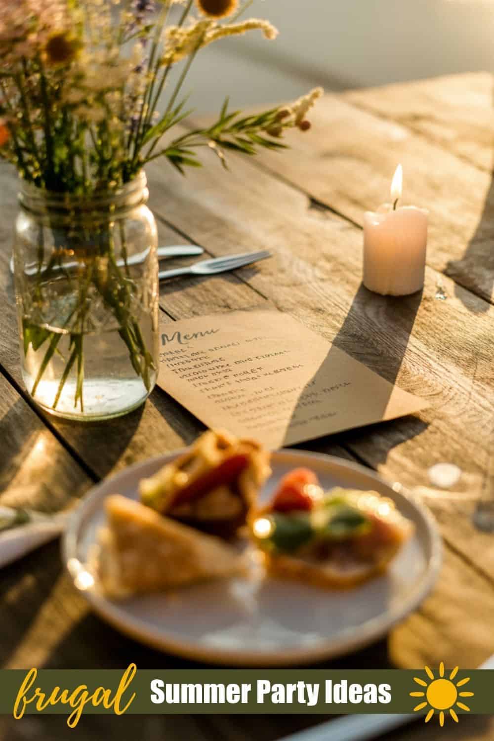 8. Plan Your Guest List With Intention - Frugal Summer Party Ideas