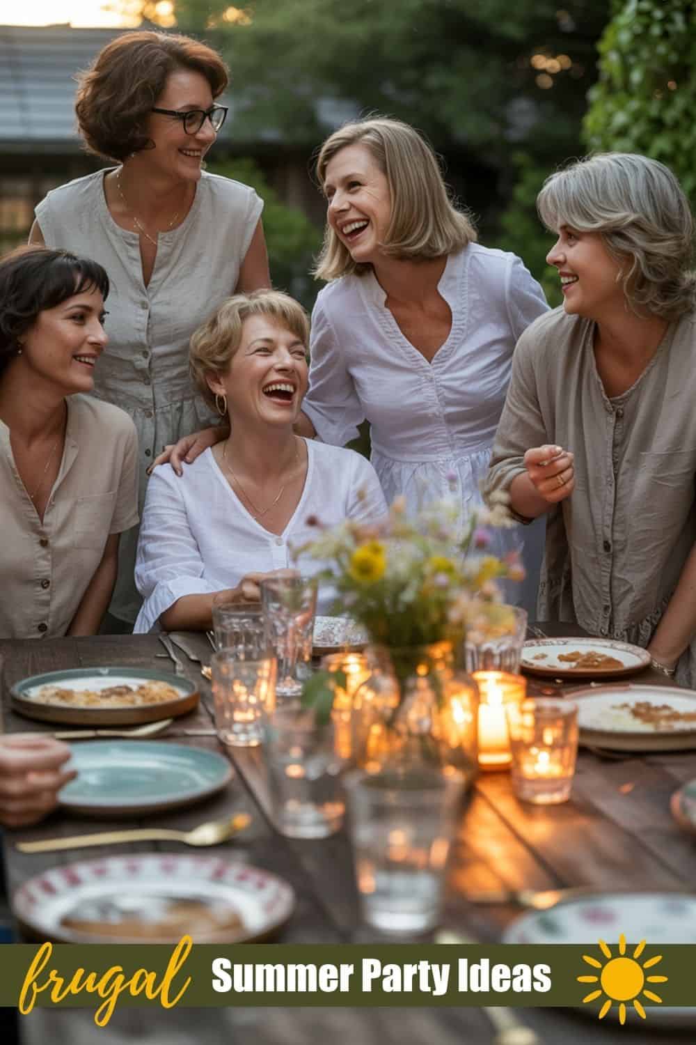 9. Embrace the Beauty of Imperfection - Frugal Summer Party Ideas